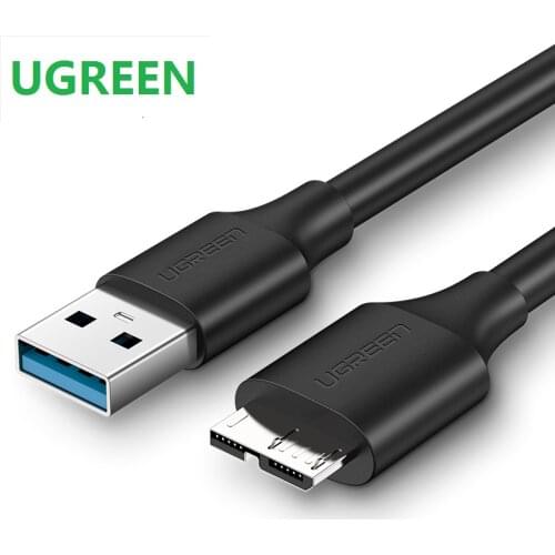 Ugreen USB 3.0 Cable 2.1A 1M Fast Charging Data Cable USB Cord Mobile Phone Cables Hard Disk