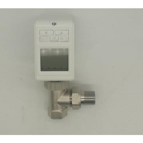 LCD Radiator actuator valves Temperature controlled electric actuator week programming thermostatic Radiator angel Valve