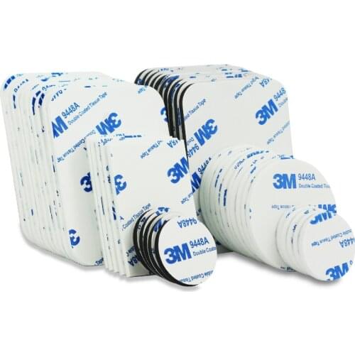 10pcs strong non-marking adhesive installation tape foam double-sided adhesive multiple sizes Strong stickiness reutilizables