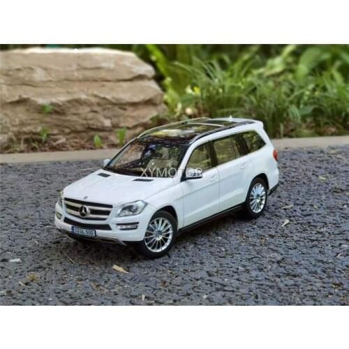 1/18 For Daimler Mercedes-Benz GL500 GLS GLS500 Diecast Model Car SUV White Kid Gifts Collection Ornaments Display Metal