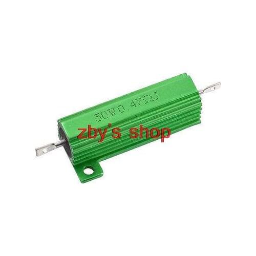 Chassis Mounted 50W 0.47 Ohm 5% Aluminum Housed Wirewound Resistor