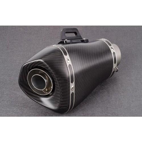 Motorcycle locomotive with muffler for MT07 R6 Z900 tail throat GSXR750 rear section ZX6R exhaust pipe S1000RR S1000XR