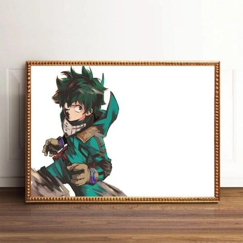 My Hero Academia Collection Artwork Anime Manga Wall Art Print Decor Poster,50 x 70 cm,No Frame