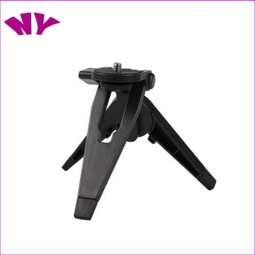 Mini Tripod Table Stand with Pads and Soft Pistol Grip for GoPro Hero 7 6 5 4 3 SJCAM Yi 4K DSLR 1/4" Cameras and Smartphone