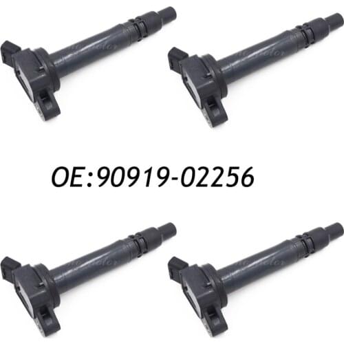 New 4pcs Ignition Coil Fits Toyota Avalon Scion tC Lexus GS460 90919A2005 9091902256 90919-A2005,90919-A2003 Genuine