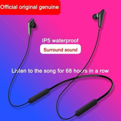 New Q60 in Ear Headset Bluetooth 5.0 Neck Hanging Sports Earphones Headphones Stereo