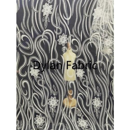 2020 new Wedding dress small pearl series mesh gauze wedding dress fashion fabric