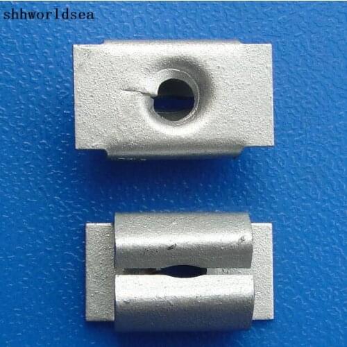 Shhworldsea auto metal U nut clip fastener for benz
