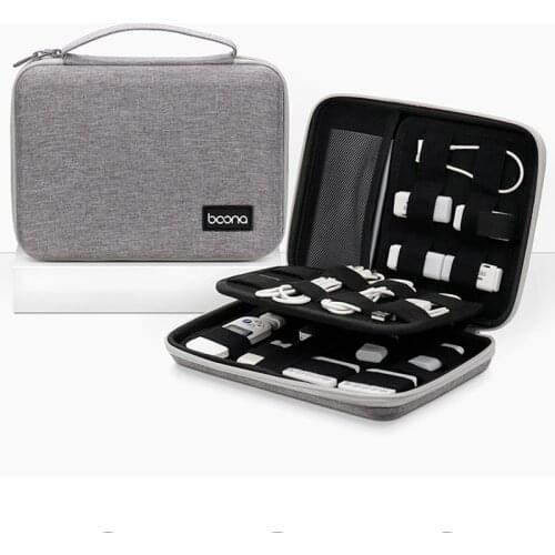 Cable Storage Bag Multi Function High Capacity Portable Card Bag USB Drive Data Line Hard Disk Storage Box