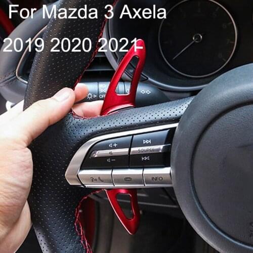 Car Steering Wheel Shift Paddle Extension Aluminum Alloy For Mazda 3 Axela 2019 2020 2021 Auto Replacement Accessories
