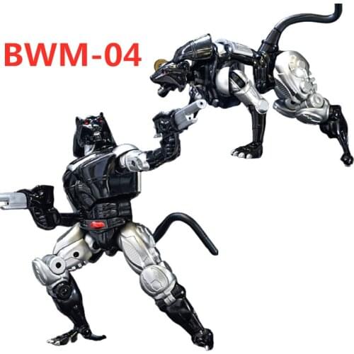 In Stock TransArt Transformation TA BWM-04 BWM04 Ravage Black Agent Beast War Action Figure KO Robot With Box