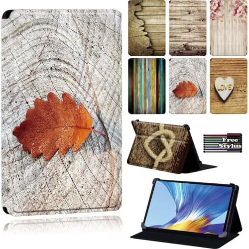 Protective Case for Huawei MatePad(10.4/10.8)/Huawei Enjoy Tablet 2 10.1/MatePad(Pro 10.8/T8)/Honor V6 - Wood Series Tablet Case