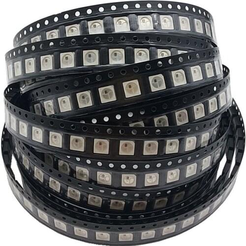 10/20/30/50/100 WS2812B led chip WS2811 led connector Individually addressable 5050 SMD RGB LED Chip Screen white/black