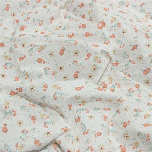 140x50cm Spring and Summer New Small Floral Cotton Cut flower sewing fabric, making Childrens Clothing Womens cloth
