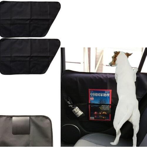 2PCS Scratch Proof Storage Bag for Back Door Side Border Anti-scratch/kick from Pet Dog Protective Pad Stowing Tidying Universal