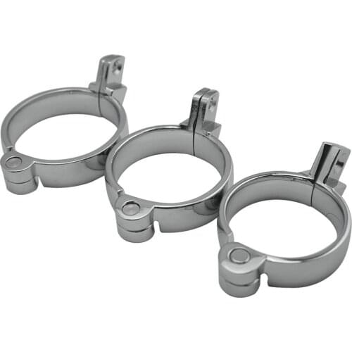40mm 45mm 50mm for choose metal male chastity device parts cock ring lock for cage bondage sex toys for men