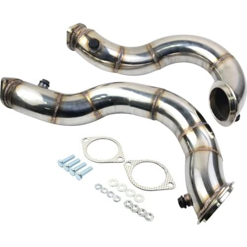 AP03 3.0'' Stainless Steel Downpipe kit For BMW N54 Engine 135i 335i 335is Z4 E82 E87 E81 E90 E91 E92 Bi-Turbo