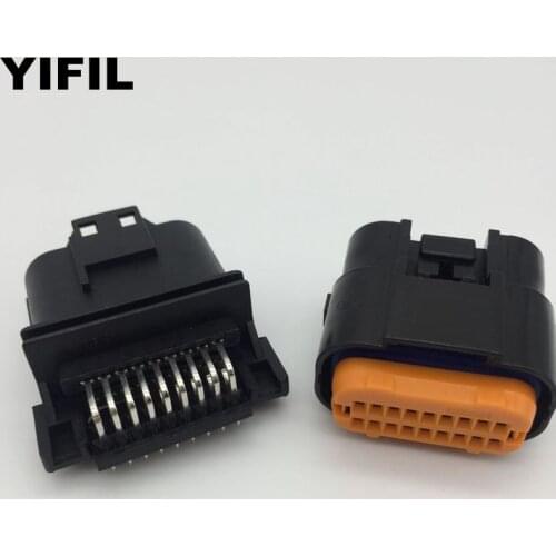 5sets/lot 26 Pin/Way Male And Female JAE FCI Automotive Waterproof ECU Connector Plug MX7-A-30SC MX23A26SF1 MX23A26XF1