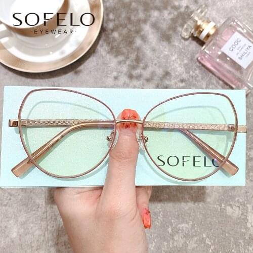 Big Cat Eye Computer Glasses Women Gaming Anti Blue Light Blocking Eyeglasses Female Fashion Radiation Protection Eyewear Ladies