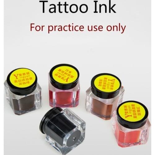 1Pc Eyebrow Tattoo Practice Pigment Ink Permanent Makeup Ink Microblading Supplies For Beginners Practice