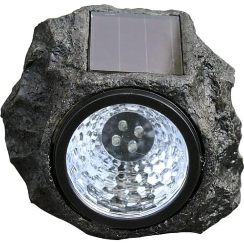 Simulating Stones LED Solar Lamp IP44 Waterproof Outdoor Garden Lamp Smart Light-control Switch Solar Light Home Garden Light