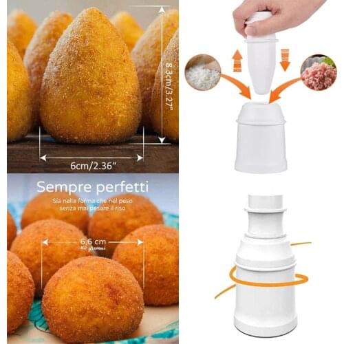 Sushi Maker Tool Rice Ball Reusable Mold DIY Press Maker Multipurpose Meat Ball Reusable Handmade Bento Mould Kitchen Supplie