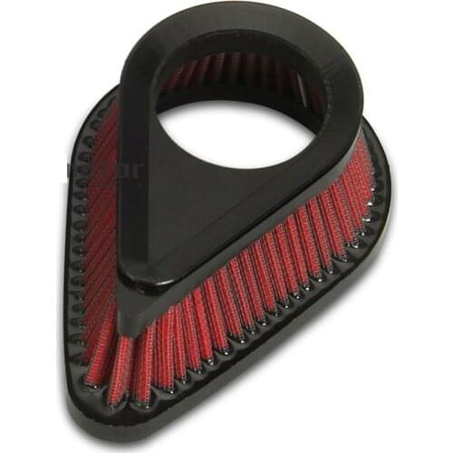 Red Air filter Element for harley dyna softail Fatboy sportster xl 883 1200 touring street glide FLHX（ Red color )