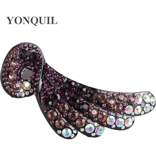 Big Acrylic Crystal Hair Claws Elegant Women Korean Hair Clips For Women Colorful Rhinessone Hairpin Accessory Claws Headwear