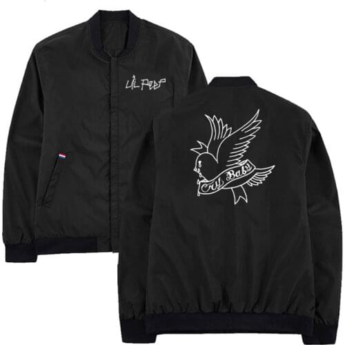 Fashion Men coats Lil Peep mens jackets drop shipping windbreaker winter coat and jacket streetwear Cool man clothes top quality