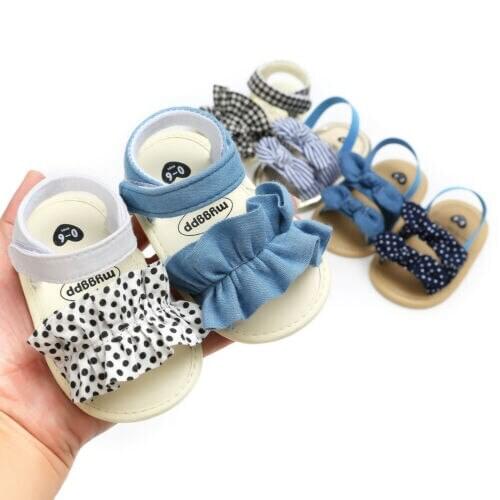 Fashion Infant Baby Girl Soft Sole Sandals Toddler Summer Shoes Bow-Knot Sandal Baby Shoes