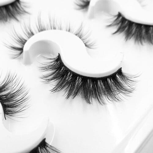 NEW 9 Pairs 3D Soft Mink False Eyelashes Handmade Wispy Fluffy Long Lashes Natural Eye Extension Makeup Kit Cilios