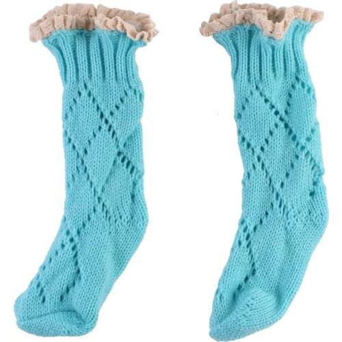 New Baby Boy Girl Socks Fashion Kids Knitted Socks For Toddler Infants Winter Warm Crocheted Socks