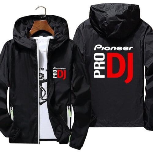 Pioneer Pro DJ Windbreaker Pilot Thin Reflective Sunscreen Ultra Light Jacket Coat Mens Bomber Flight Jackets Male Oversize 7XL