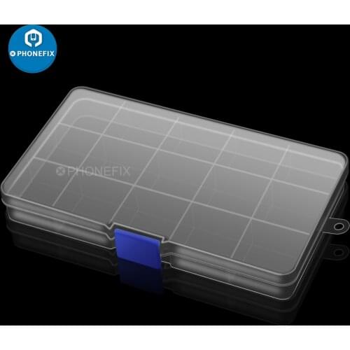 10 Grids 15 Compartment Plastic Storage Box Adjustable Phone Repair Part Case Jewelry Earring Bead Holder Case Display Container