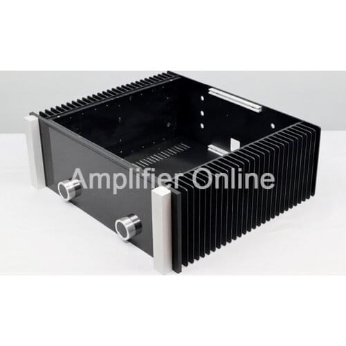 1PCS Heatsink On Both Sides New Mcintosh Full Aluminum class A Post Amplifier Chassis Hifi DIY Box AP07