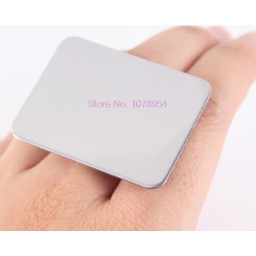 500pcs Adjustable Glue Ring Stainless Steel Finger Ring Adhesive Eyelash Extension Pallet Holder Makeup Tool hot