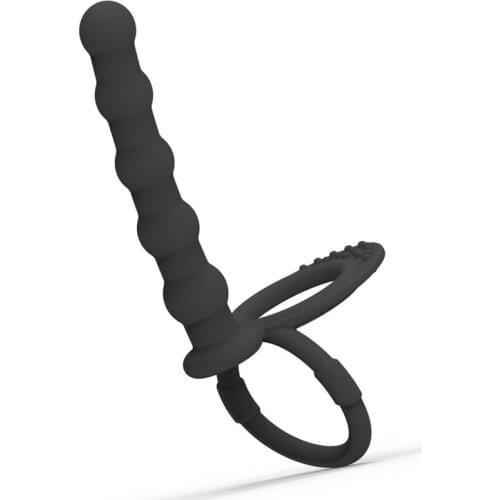 Dingye Silicone Dildo Double Prober Man Strap On Dildo Toy For Men Prostate Massager Anal Beads Butt Plug Sex Toy