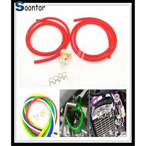 2M Motorcycle Fuel Hose Oil Tube Filter Pipeline Rubber for Kawasaki NINJA 650R ER6F ER6N VERSYS (650cc) GTR1400 ZX11