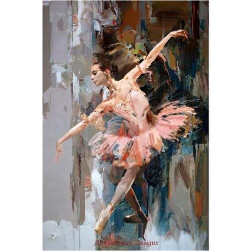Needlework for embroidery DIY French DMC color High Quality - Counted Cross Stitch Kits 14 ct Oil painting - Ballerina 4