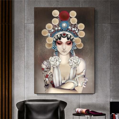 5d DIY Chinese traditional drama Peking Opera woman diamond painting cross stitch kits diamond embroidery mosaic sale crafts art