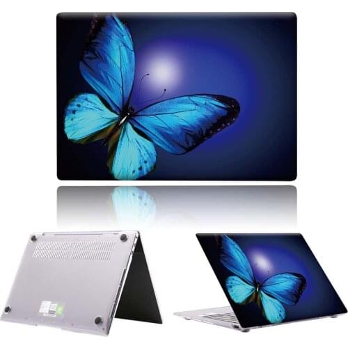 Light Blue Butterfly New Laptop Case For Huawei MateBook 13/13 AMD Ryzen/14/D14/D15/X 2020/X Pro/Pro 16.1/Honor MagicBook 14/15