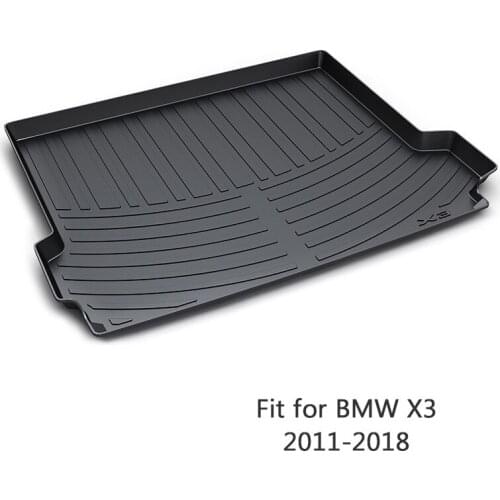 For BMW X3 F25 2011 2012 2013 2014 2015 2016 2017 2018 Boot Liner Anti Slip Mat Accessories 1Set Car Cargo Rear Trunk Mat