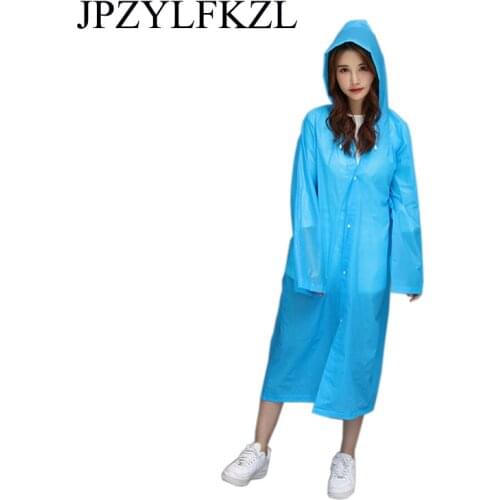 JPZYLFKZL Raincoat Women 2018 Fashion Ladies Rain Coat Breathable Ladies Long Raincoats Portable Water-Repellent girls rain coat