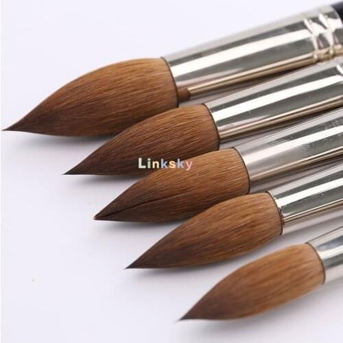 Da Vinci Maestro Series V10 Paintbrush - Watercolour Paint Brush, Round Head,short Black Polished Handles,Art Supplies