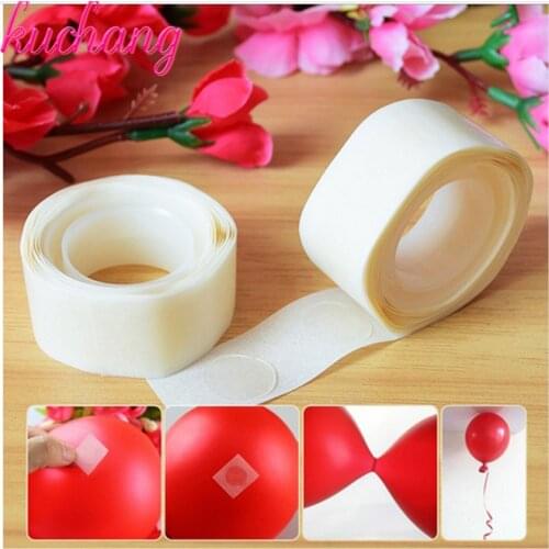 200PCS/LOT Removable Balloon Glue Wedding Birthday Decoration Attachment Glue Dot Foil Balloons Party Supplies globos Party