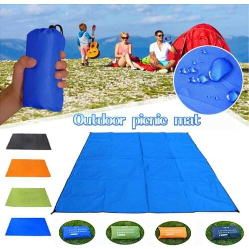 Outdoor Picnic Mat Sunscreen Oxford Cloth Moisture-proof Beach Mat Camping Barbecue Portable Lightweight Mat