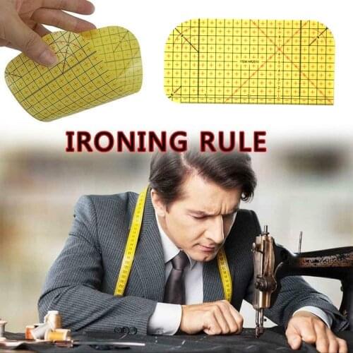 Ironing Ruler Patchwork Tailor DIY Craft stitching Supplies Measuring Tool Hot