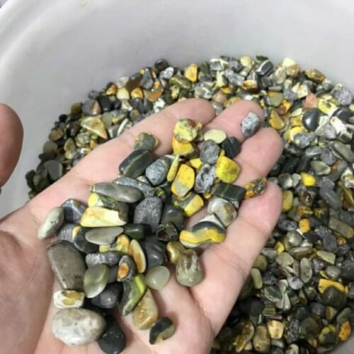 Natural Bumblebees Jasper Tumbled Crystal Stone healing