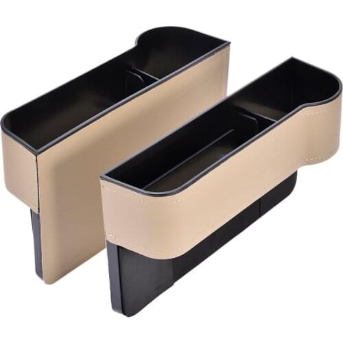 Car Seat Gap Filler Gap Organizer Console Side Pocket Storage Basket Sundries Bin Storage Box Catcher for Phone Keys Cards Pen