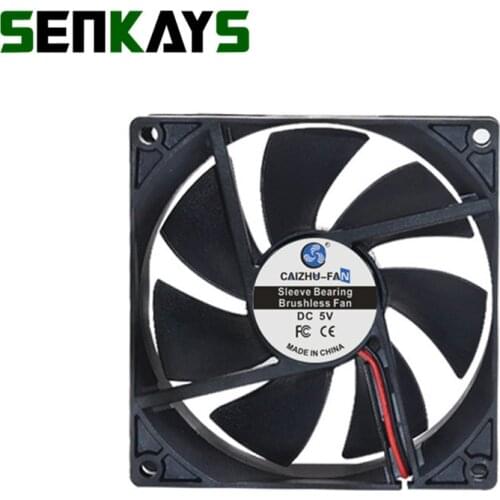 90MM 9cm 9025 9225 CPU Fan Sleeve Bearing 90x90x25mm DC 5V 12V 24V Computer Case Cooling Fan 2pin